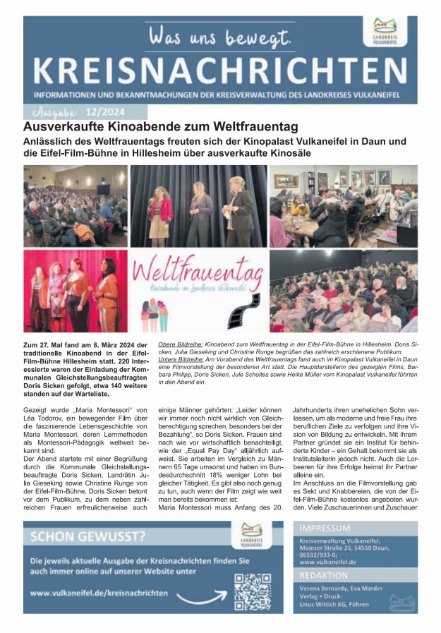 Kreisnachrichten Titelblatt 12/2024