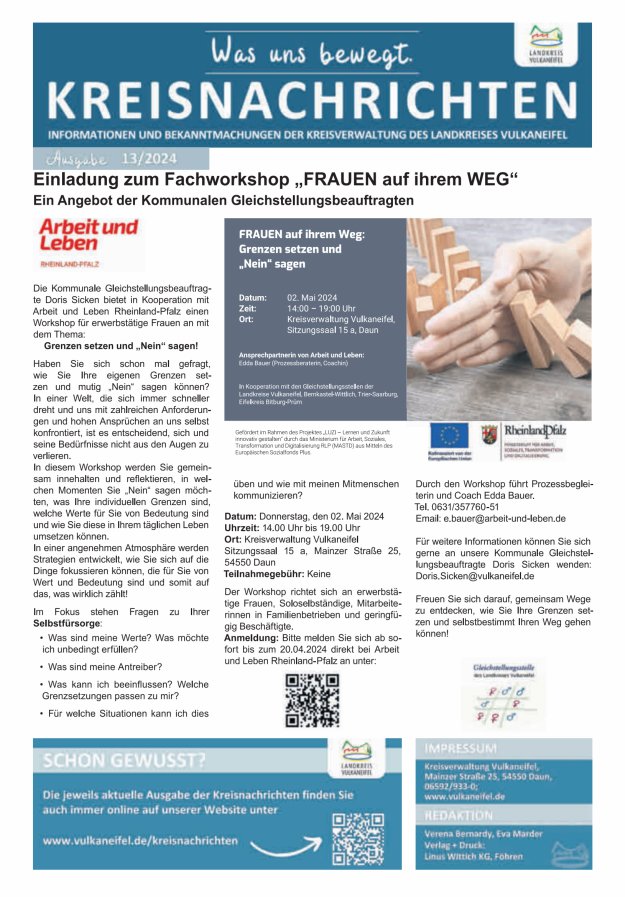 Kreisnachrichten Titelblatt 13/2024