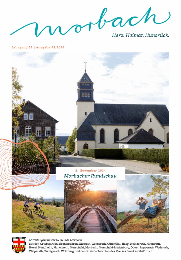 Morbacher Rundschau Titelblatt 45/2024