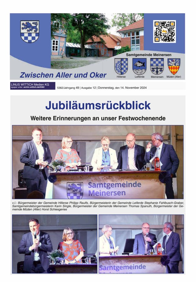 Zwischen Aller und Oker Titelblatt 12/2024