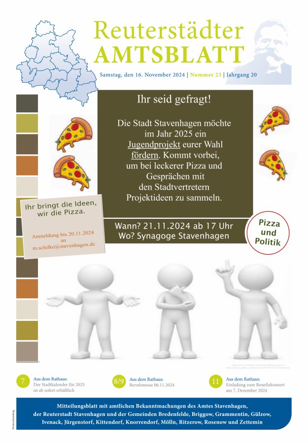Reuterstädter Amtsblatt Titelblatt 23/2024