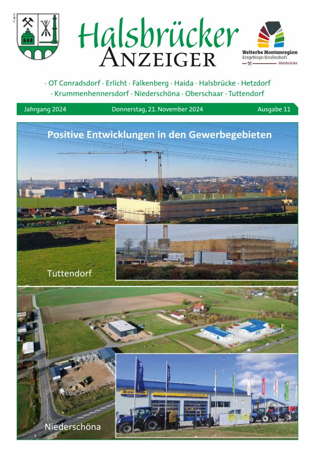 Halsbrücker Anzeiger Titelblatt 11/2024