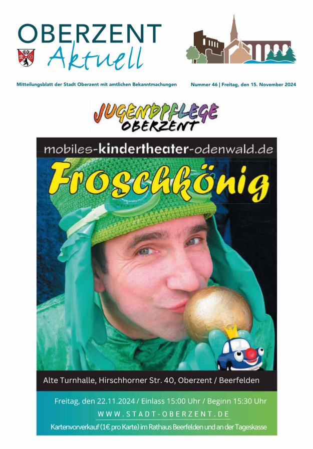Oberzent aktuell Titelblatt 46/2024