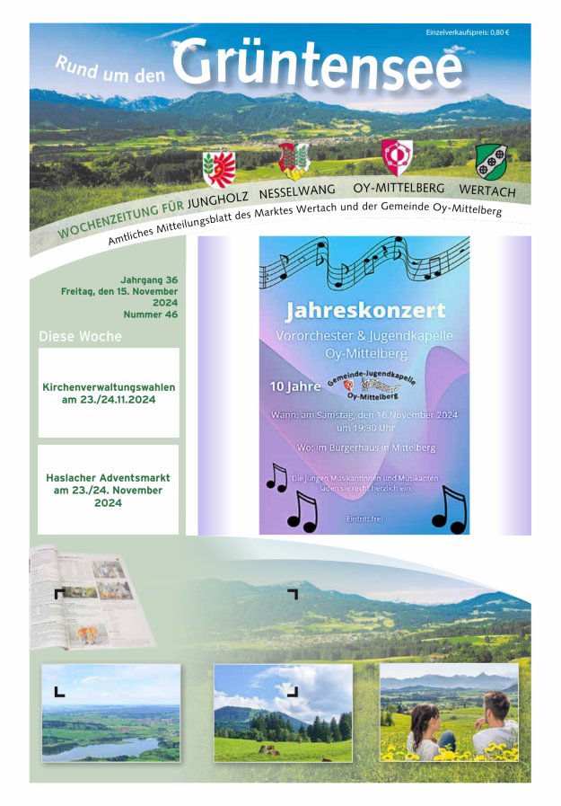 Rund um den Grüntensee Titelblatt 46/2024