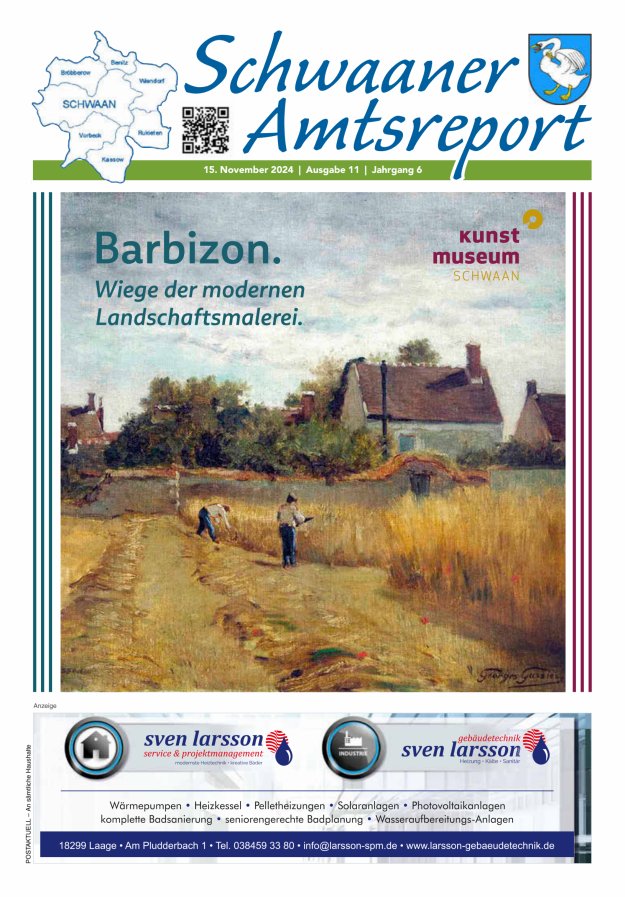 Schwaaner Amtsreport Titelblatt 11/2024