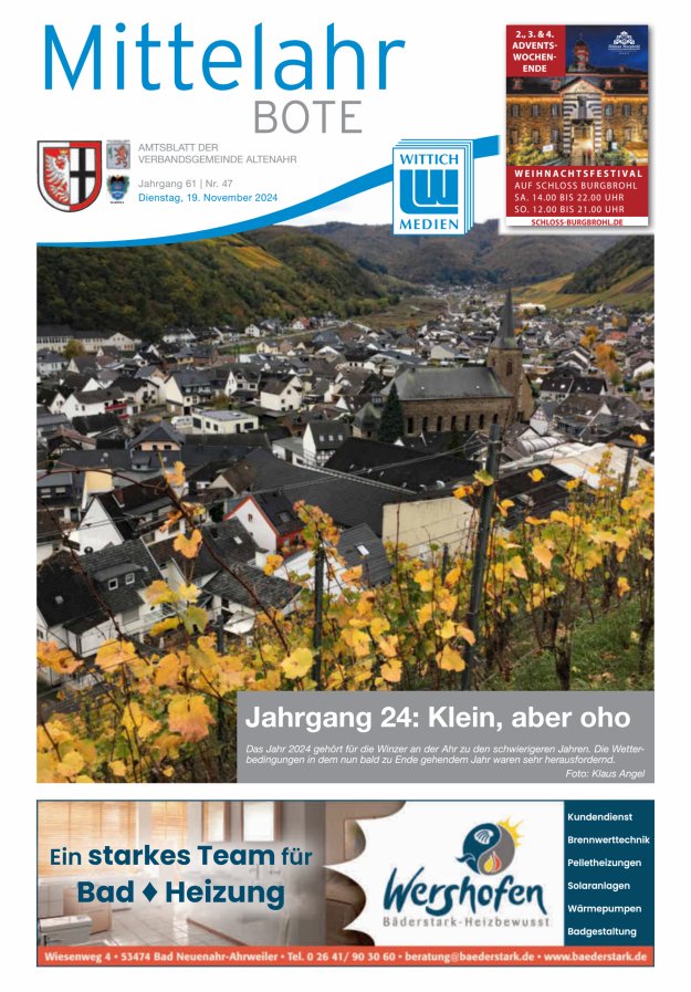 Mittelahr Bote Titelblatt 47/2024