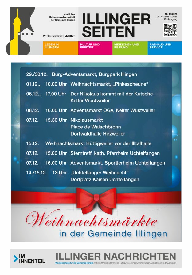 Illinger Seiten Titelblatt 47/2024