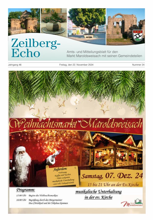 Zeilberg-Echo Titelblatt 24/2024