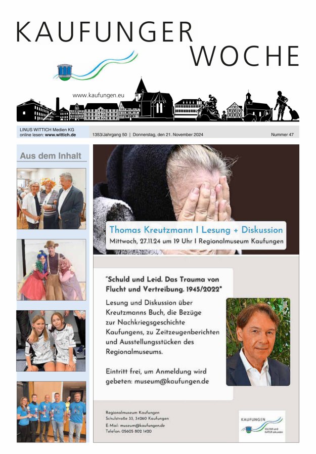 Kaufunger Woche Titelblatt 47/2024