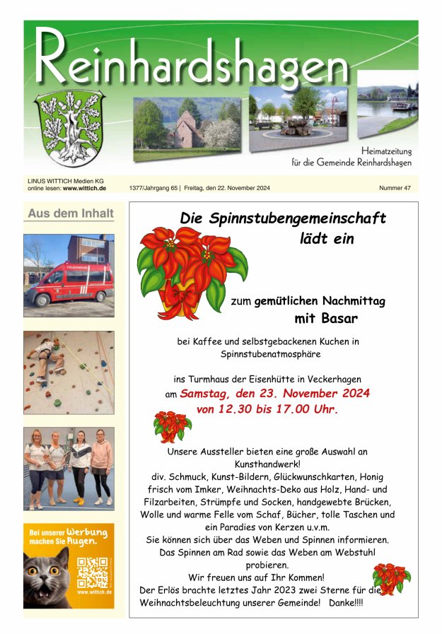 Unser Blättchen Titelblatt 47/2024