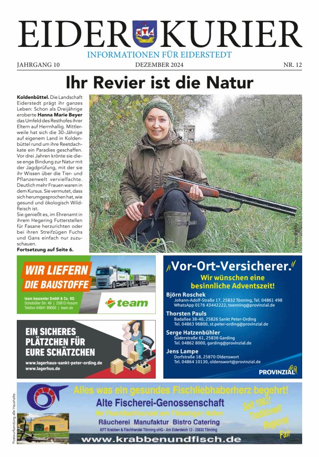 Eider-Kurier Titelblatt 11/2024