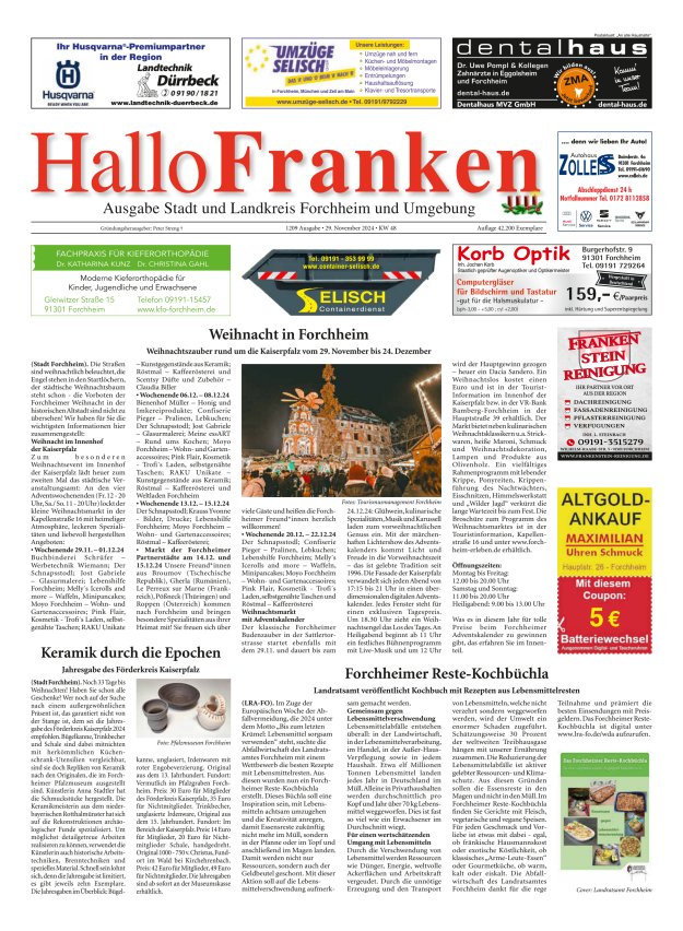 Hallo Franken Titelblatt 1209/2024