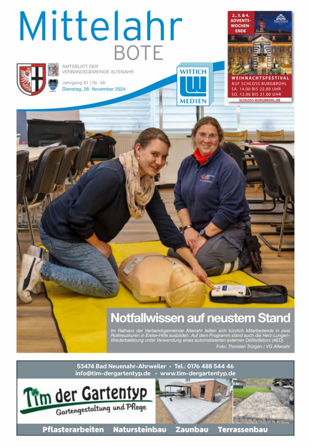 Mittelahr Bote Titelblatt 48/2024