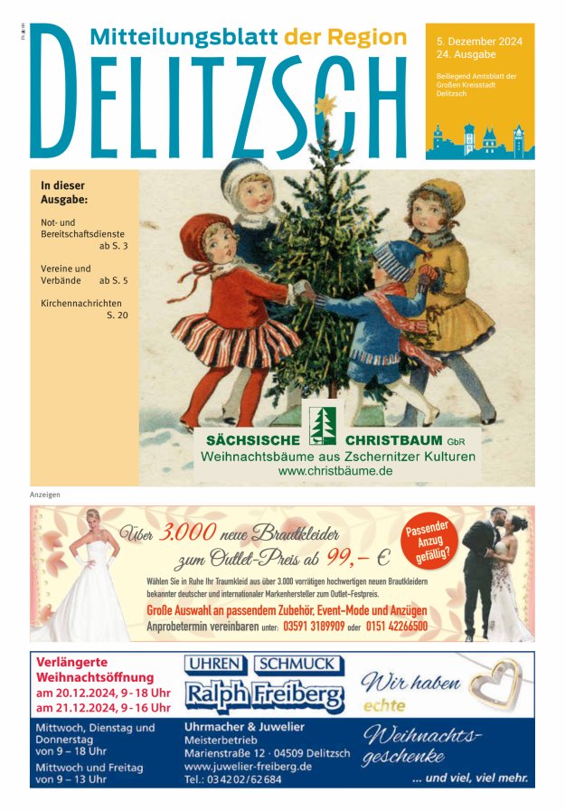 Mitteilungsblatt der Region Delitzsch Titelblatt 24/2024