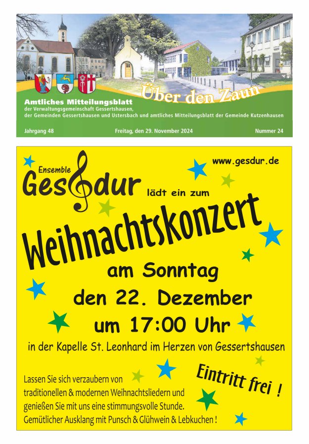 Über den Zaun Titelblatt 24/2024