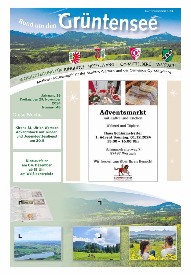 Rund um den Grüntensee Titelblatt 48/2024