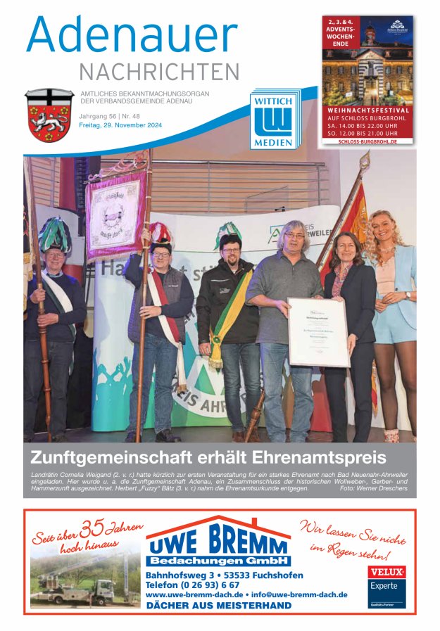 Adenauer Nachrichten Titelblatt 48/2024
