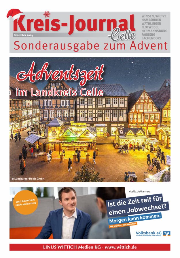 Kreisjournal Celle "Advent" Titelblatt 03/2024