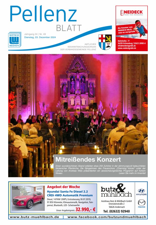 Pellenzblatt Titelblatt 49/2024