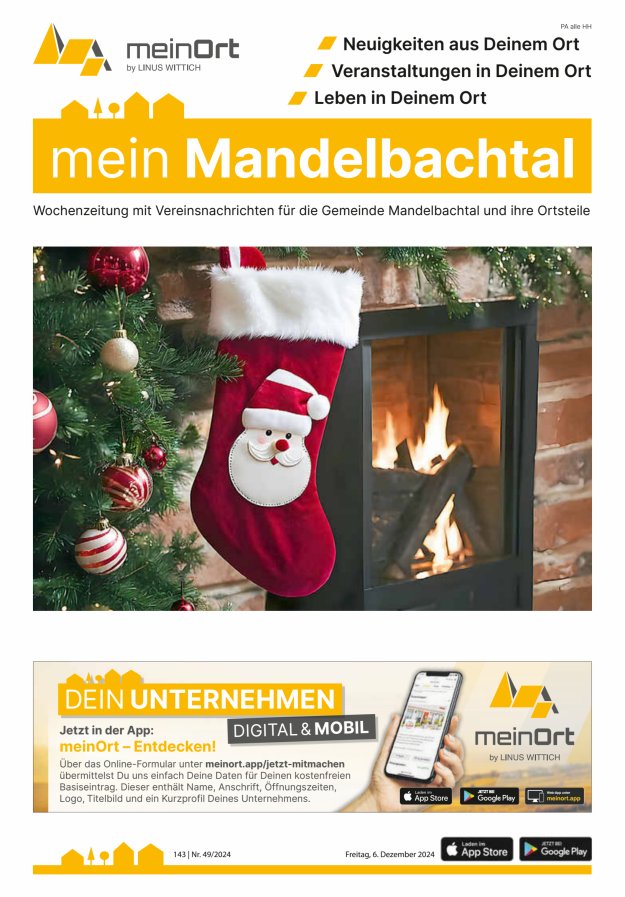mein Mandelbachtal Titelblatt 49/2024