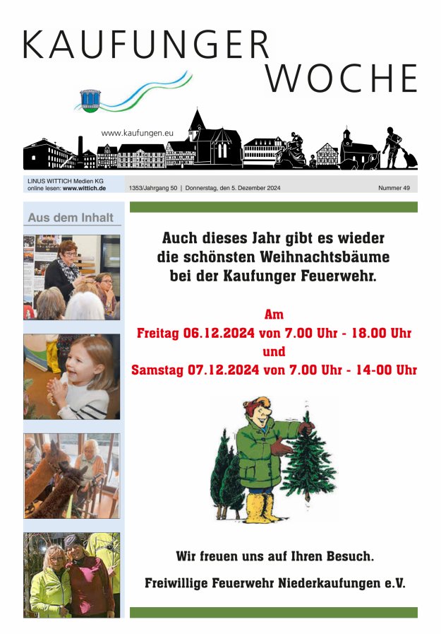 Kaufunger Woche Titelblatt 49/2024