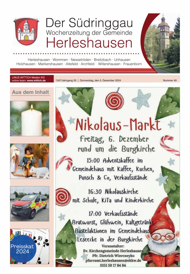 Der Südringgau Titelblatt 49/2024