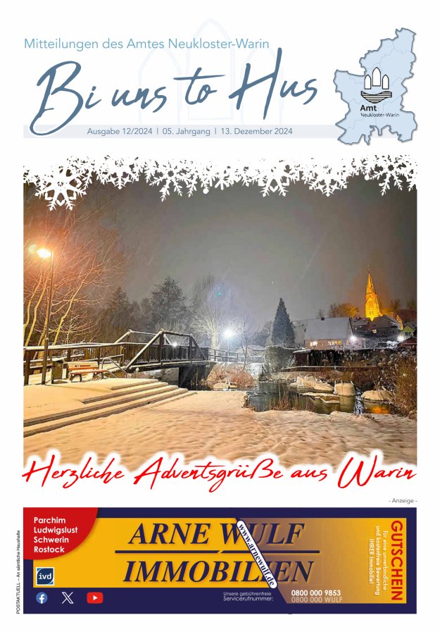 Bi uns to Hus Titelblatt 12/2024