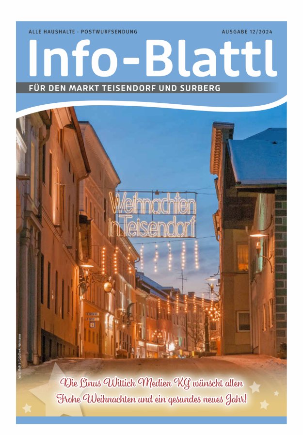 Infoblattl Teisendorf Titelblatt 12/2024