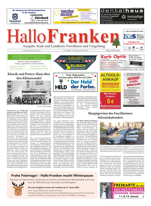 Hallo Franken Titelblatt 1210/2024