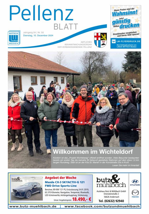 Pellenzblatt Titelblatt 50/2024
