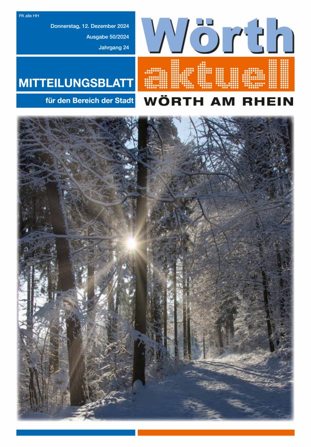 Wörth aktuell Titelblatt 50/2024