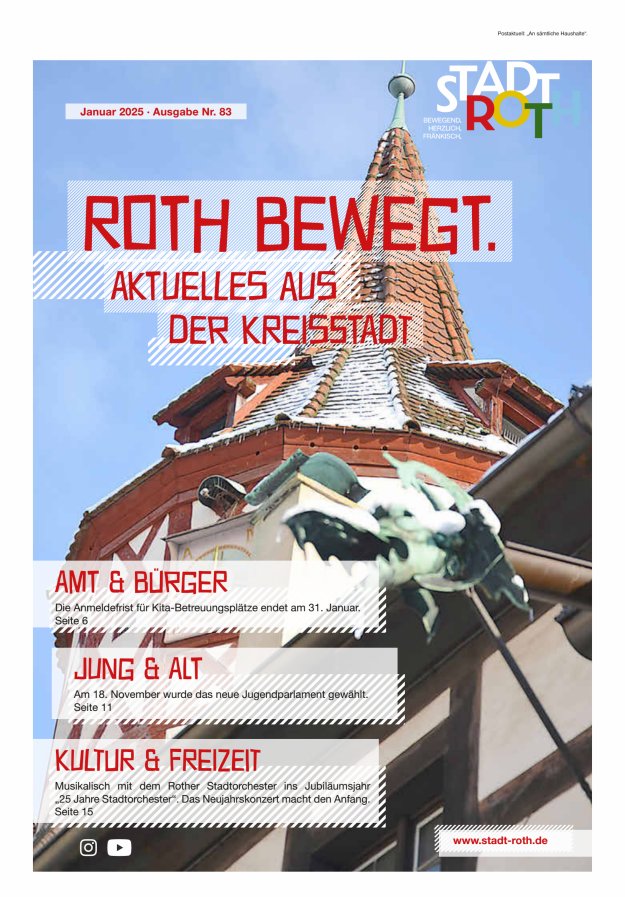 Roth bewegt. Titelblatt 83/2024