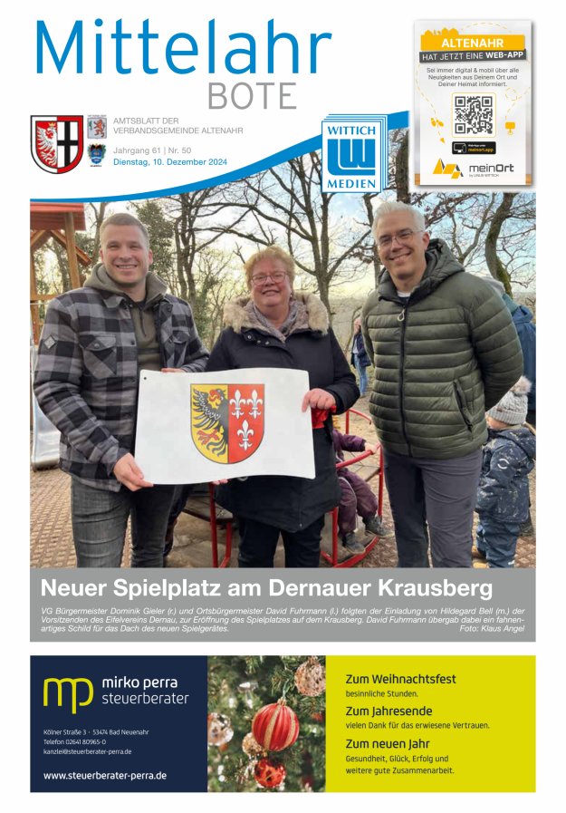 Mittelahr Bote Titelblatt 50/2024