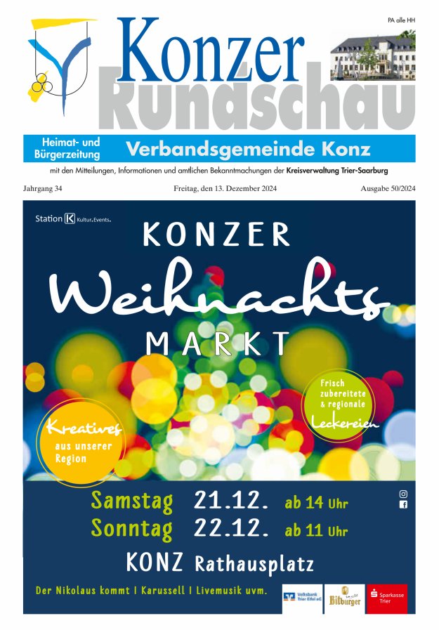 Konzer Rundschau Titelblatt 50/2024