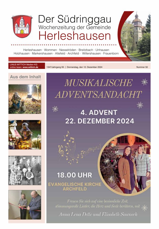 Der Südringgau Titelblatt 50/2024