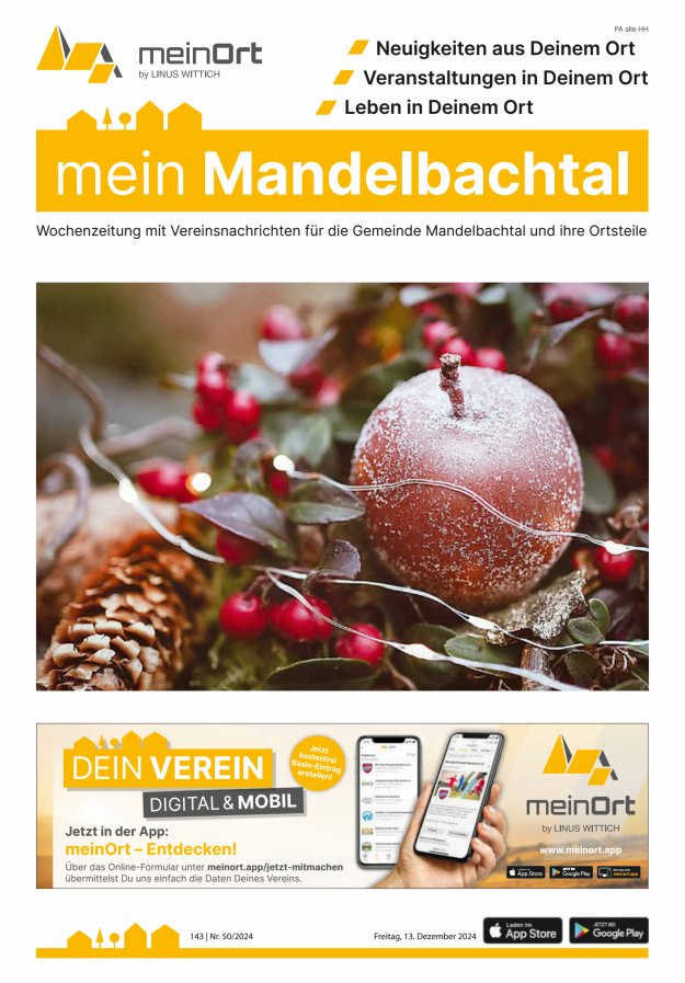 mein Mandelbachtal Titelblatt 50/2024