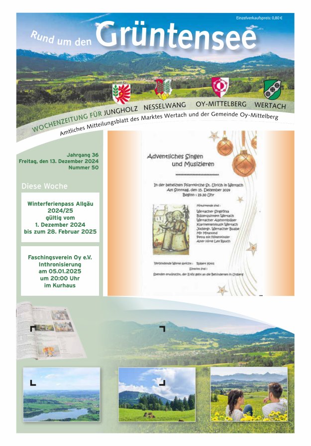 Rund um den Grüntensee Titelblatt 50/2024