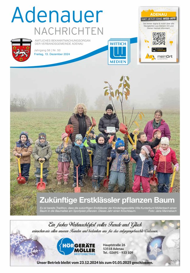Adenauer Nachrichten Titelblatt 50/2024
