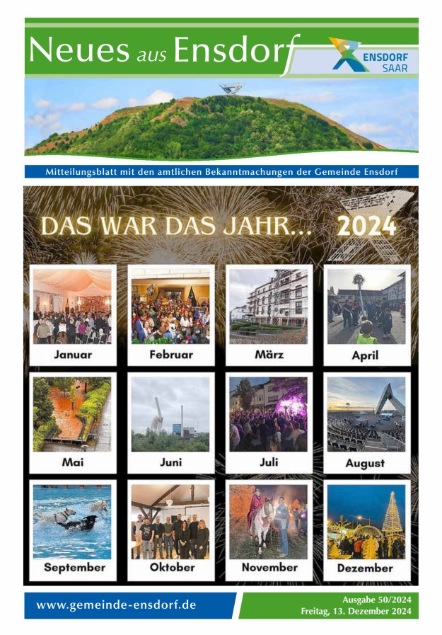Neues aus Ensdorf Titelblatt 50/2024