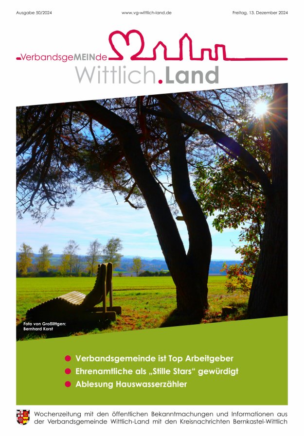 Mein Wittlich.Land Titelblatt 50/2024
