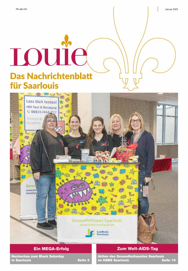 Louie - Nachrichtenblatt für Saarlouis Titelblatt 14/2024
