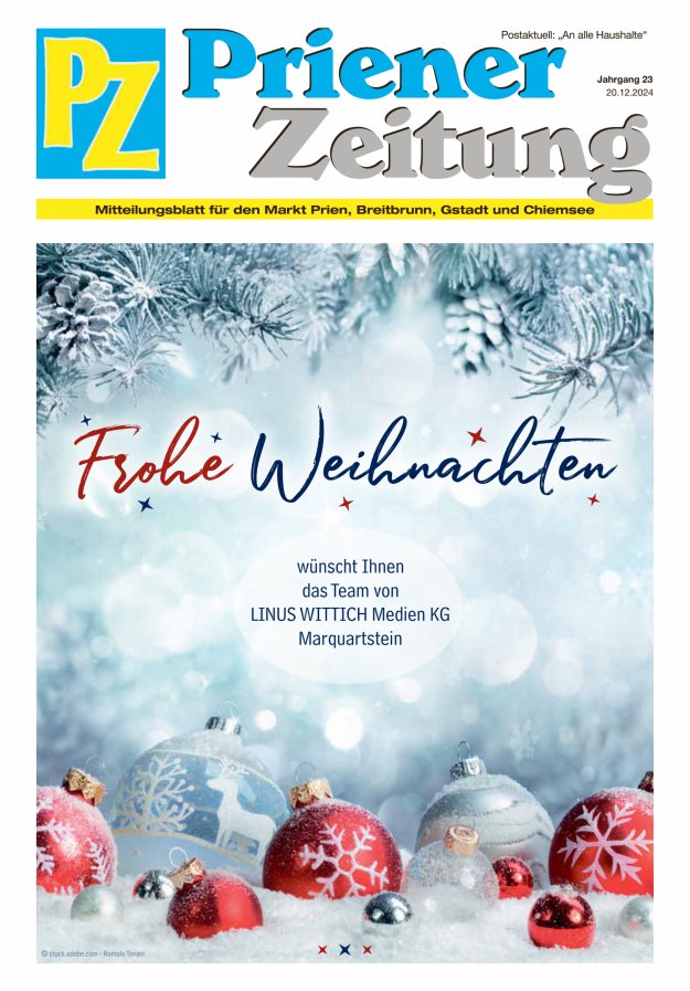 Priener Zeitung Titelblatt 12/2024