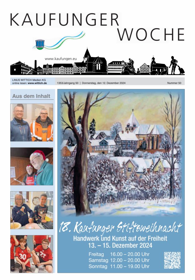 Kaufunger Woche Titelblatt 50/2024