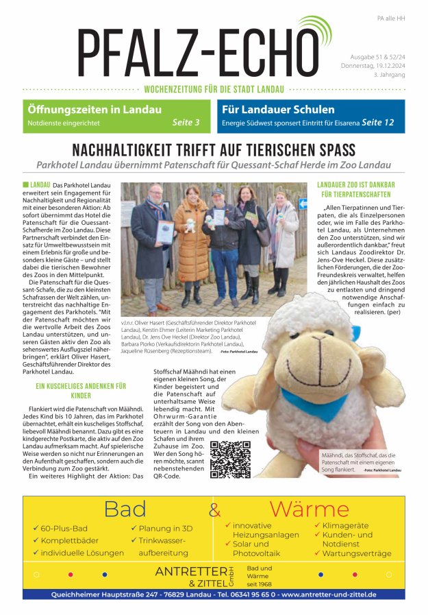 Pfalz-Echo Titelblatt 48/2024