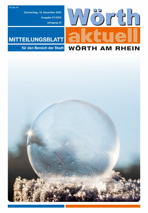 Wörth aktuell Titelblatt 51/2024