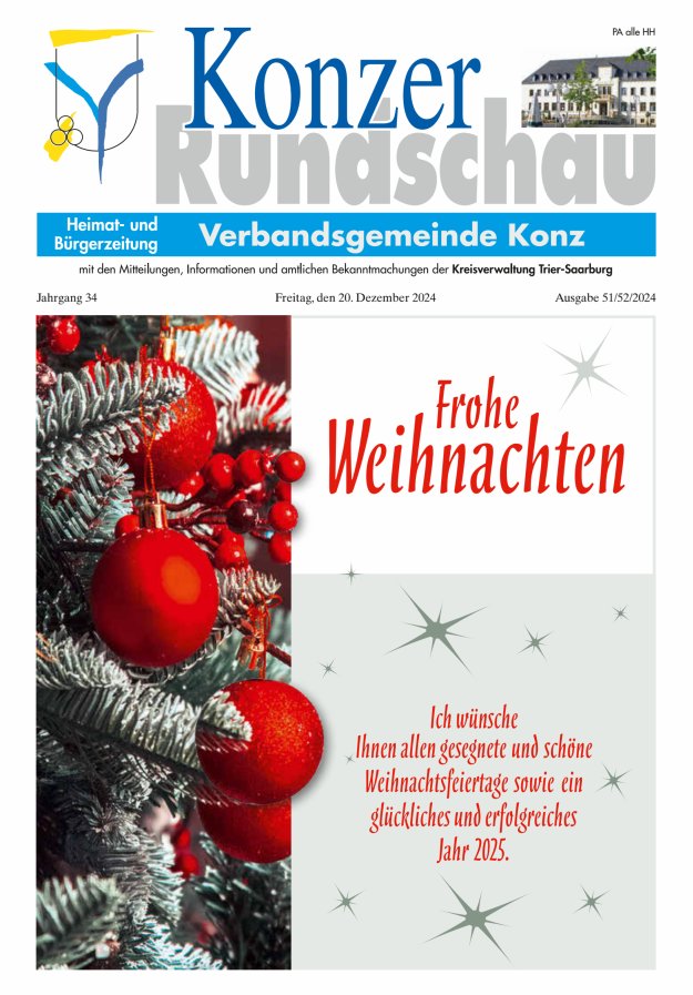Konzer Rundschau Titelblatt 51/2024