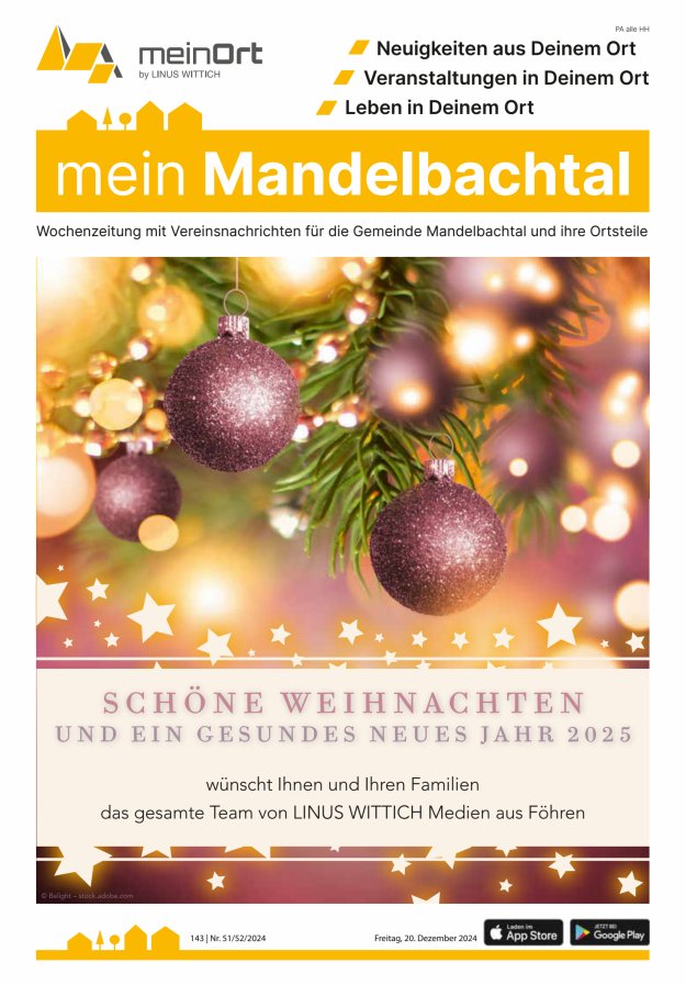 mein Mandelbachtal Titelblatt 51/2024