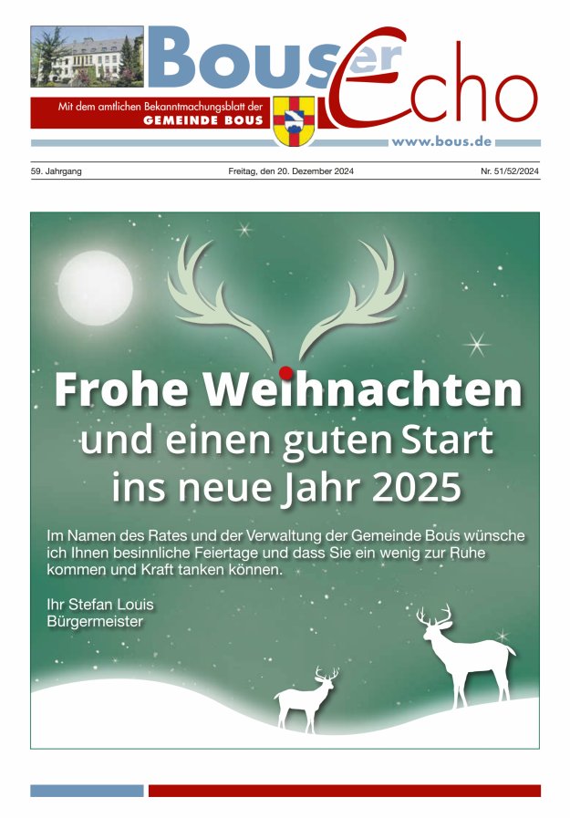 Bouser Echo Titelblatt 51/2024