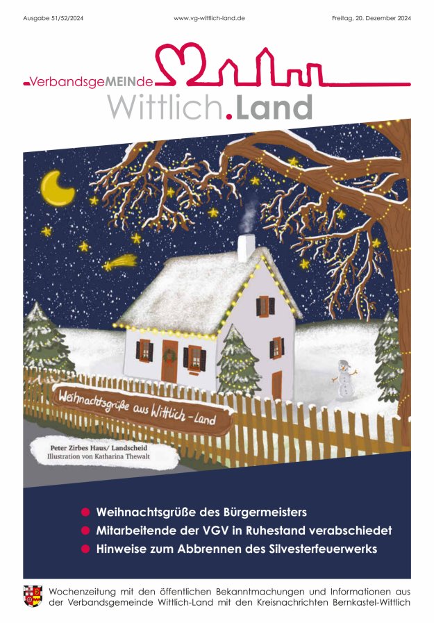 Mein Wittlich.Land Titelblatt 51/2024