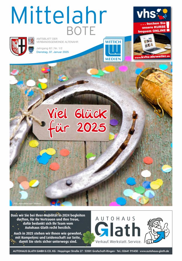 Mittelahr Bote Titelblatt 02/2025